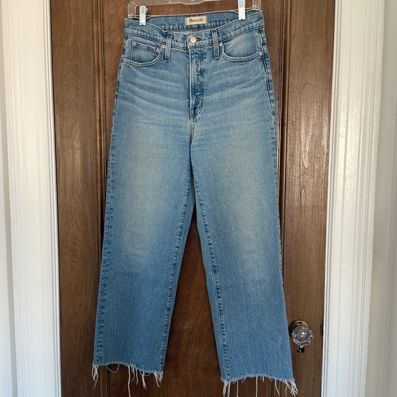 Madewell Perfect Vintage Wide-Leg Crop Jean - Picture 1 of 3